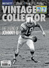 New October/November 2026 Beckett Vintage Collector Price Guide w/ Johnny Unitas picture