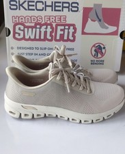 NEW - Skechers Women's Hands Free Swift Fit Sneaker Tan Pick Size picture