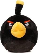 Angry Birds Bomb Black Bird Plush 8