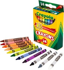Crayola Crayons 24 Count Classic Colors Back to School Classroom Supplies 3+ picture