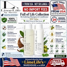 LimeLife Full of Life Shampoo Conditioner Duo 8 oz Citrus Mint SEALED🚚FromUSA🚚 picture