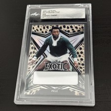 2022 Leaf Exotic Pelé One of One  1/1 Production Proof - Prismatic Cheetah 🔥 picture