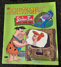 1961 The Flintstones Sticker Fun Book Whitman - 100% UNUSED INTACT STICKERS  picture