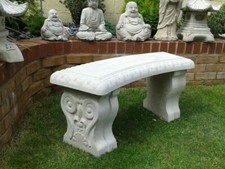 Concrete Bench Mold Plain Curved bench top made from 3/16