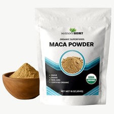 Organic Maca Root Powder 1 lb Mayan's Secret Vegan Non-GMO Parve picture
