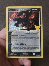 Pokémon TCG Umbreon Gold Star 17/17 Celebrations Classic Collection NM Condition picture