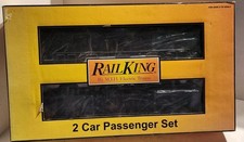 Railking By MTH O Scale 60' Madison Combo/Diner Set Atlantic Coast Line 30-6950 picture