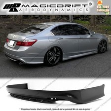 For 13-15 Honda Accord Sedan MD Style Rear Bumper Lip Spoiler Unpainted PP picture