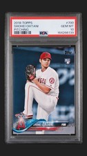 Topps 2018 Shohei Ohtani Rookie White Jersey #700 Los Angeles Angels PSA 10 picture