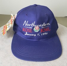 VTG 1996 Northwestern Rose Bowl SnapBack New/ Old Stock With Tags picture