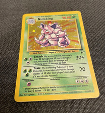 Wizards of the Coast Nidoking 11/130 Base Set 2 Holo Rare Eng 1999 90 HP picture