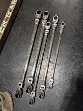 Snap On Metric Flex Head Reversible Ratcheting Box End Wrench Set 8-19mm picture