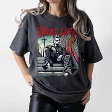 Michael Myers Thug Life T-Shirt, Halloween 2024 Horror Icons, Scary Killers Tee picture
