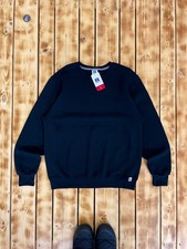 NEW Russell Athletic Y2K Blank Sweatshirt Black picture