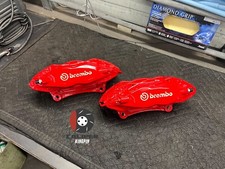 Ford Mustang GT Brake Calipers Powdercoated Gloss Red 07-14 5.0 Front Pair picture