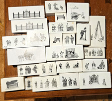 Dept 56 Heritage Village Hand Painted Boxed Porcelain/Metal Christmas Figurines picture
