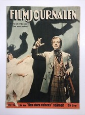 FilmJournalen Magazine in Swedish March 19 1939 Fernand Gravey Movie Stars picture