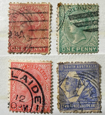 South Australia stamps lot of 4 used picture