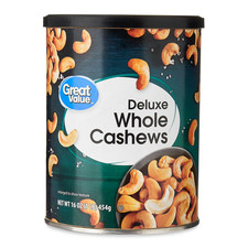 Great Value Deluxe Whole Cashews, Salted, 16 oz picture