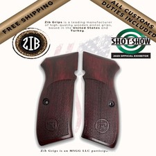 ZIB GRIPS CZ-75, CZ85, 75B, SP-01, Full Size, 85B, Shadow 1 Mamba Burgundy Color picture