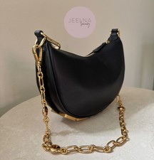 Fendi Fendigraphy 2026 Black Hobo Bag with STRAP you chain $3350 with RECEIPT picture