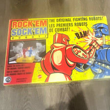 Mattel Rock 'Em Sock 'Em Robots Boxing Game Vintage 1989 Ages 8+ Kids picture