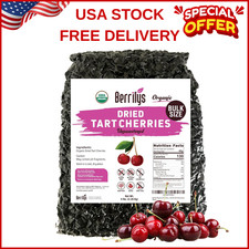 Delicious 5 lb Organic Unsweetened Pitted Dried Tart Cherries - Ideal for Salads picture