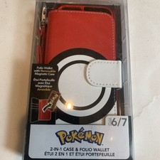 Pokemon iPhone 6 Or 7 phone Case Folio Wallet (T11) Lx34 picture