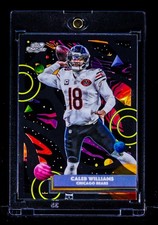 Caleb Williams SPACE CHROME PRIZM CARD Chicago Bears picture