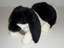 Russ Yomiko Classics Black White Lop Ear Bunny Rabbit 12
