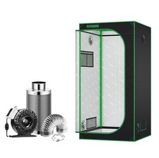 VIVOSUN 3x3ft Hydroponic Grow Tent 36