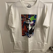 Whitegold Industries Todd McFarlanes Spawn White T-Shirt Size L Vintage Inspired picture