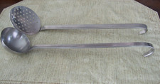 Vintage HARO Lux Chromnickel # 7 #8 Ladle Set 18/8 Stainless Steel West Germany picture