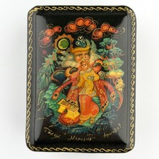 Vintage Palekh Lacquer Box 