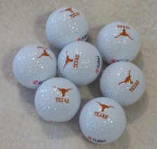New Seven (7) Tru Flight University of Texas Logo Golf Balls picture