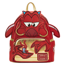 Loungefly Disney Mulan Mushu Glitter Cosplay Mini Backpack picture