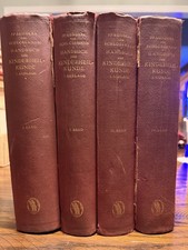 1923-1924 Handbuch der Kinderheilkunde 4 Vol Set German Medical Books Pediatrics picture