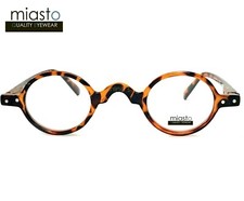 (2 PAIRS/ 2 COLORS) MIASTO MINI OVAL ROUND READING GLASSES +2.75 (EXTRA SMALL) picture