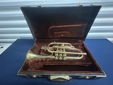 Vintage F.E. Olds Ambassador Cornet 3 Valve Brass Instrument Serial 433247 picture