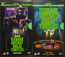 TMNT 1990 VHS Vice Press Set #18 & #19 /400 Factory Sealed 35th Anniversary MINT picture