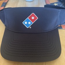 Domino's Pizza Sun Visor Cap Blue Adjustable Strap. picture