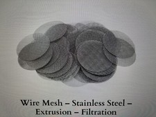 Stainless Steel 304 wire cloth disc 3-1/2