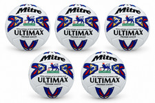 5x Mitre Ultimax Football | 1998-2000 Size 5 Match Ball | Football - picture
