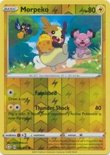 Reverese Holo Morpeko Common 036/072 Shining Fates Pokemon TCG picture