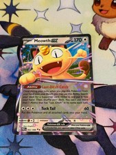 Meowth ex 062/088 Ultra Rare Perfect Order Pokemon Holo Near Mint picture