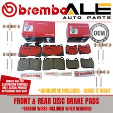 Front and Rear BREMBO OES Ceramic Brake Pad Set Kit for Jeep Dodge Chevy S RT picture