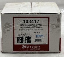 BELL & GOSSETT RED FOX 3 SPEED NRF-25 CIRCULATOR CIRC PUMP 115V/60HZ 103417 picture
