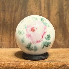 Antique German Handpainted China Marble 11/16” Mint (-) | 368 picture