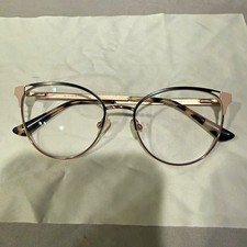 Wittnauer Valentine Cat Eye Metal Eyeglass Frames Rose Gold 52-17-135 picture