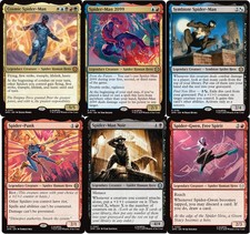 MTG Commander Cosmic Spider-Man Deck - Spider-Punk - Symbiote - rEDH  100 Cards picture